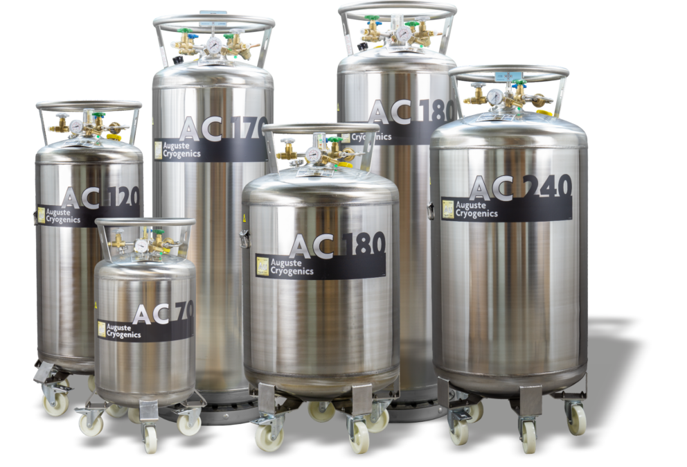 Auguste Cryogenics liquid cylinder product line