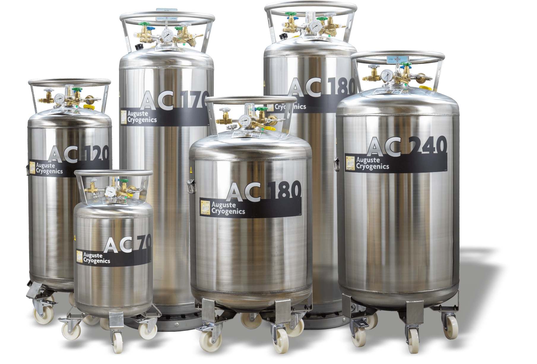 Auguste Cryogenics liquid cylinder product line